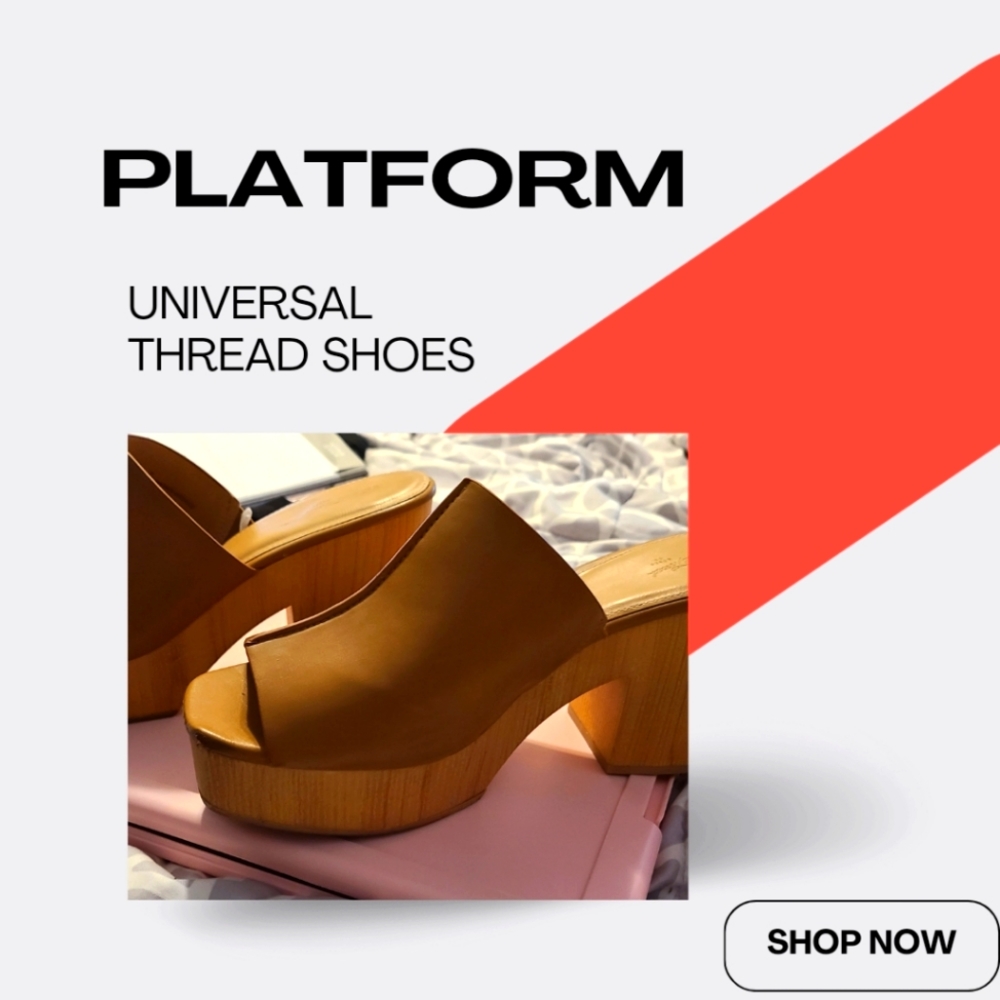Womens Universal Thread Size 11 Wide Platform shoes